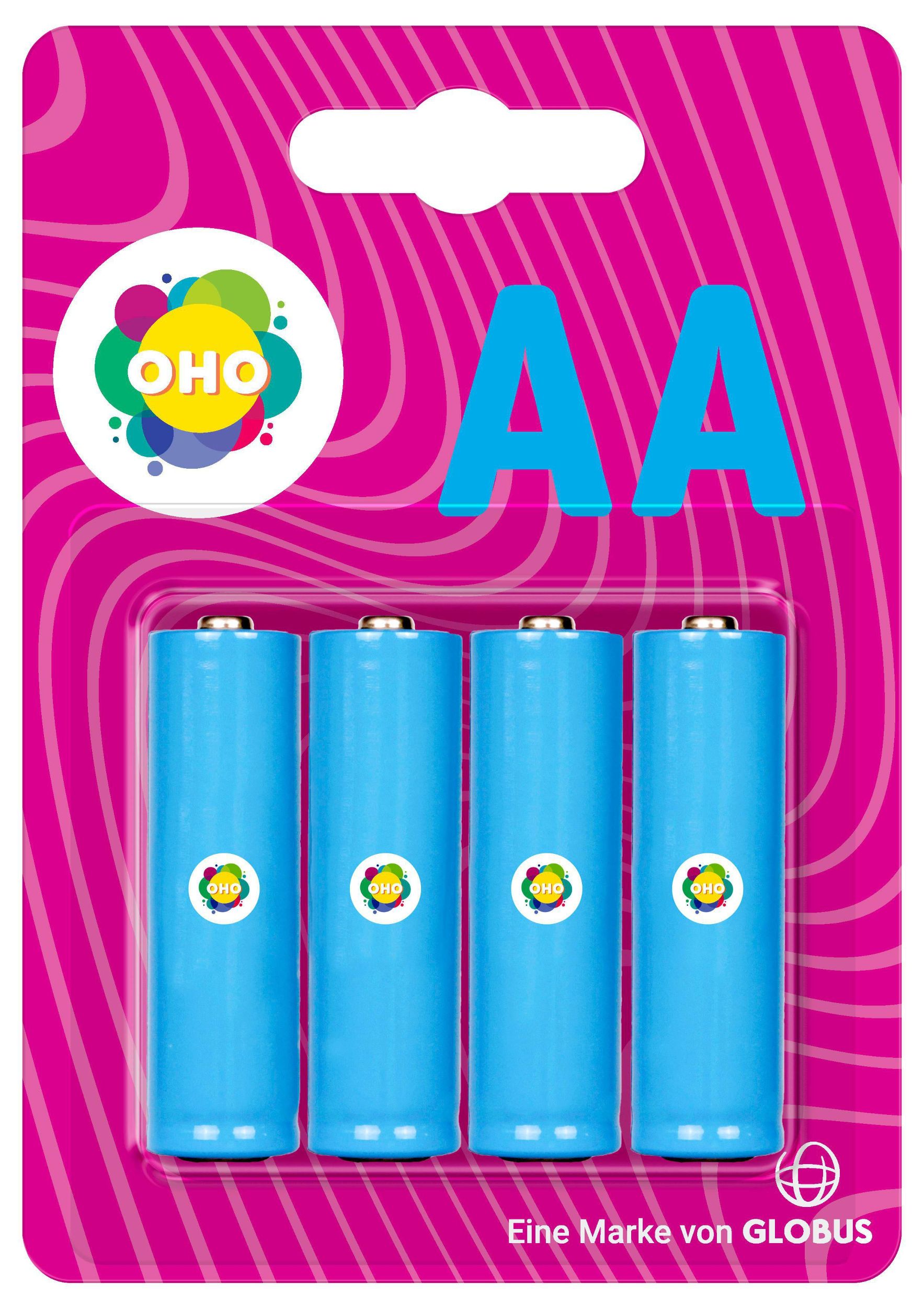 Elektro - OHO Alkalická baterie AA 4 ks
