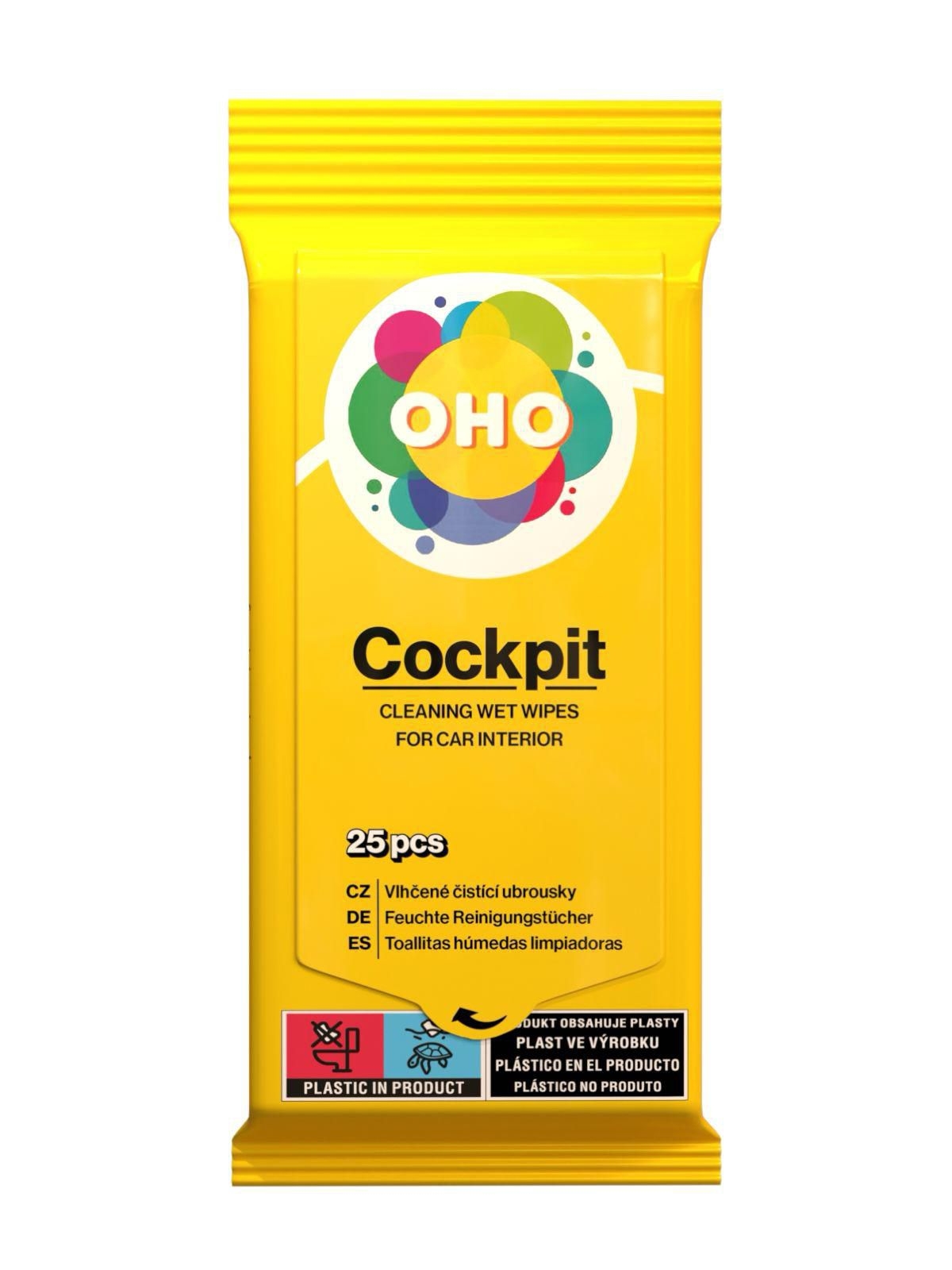 Auto-moto - OHO Car Wet Wipes Cockpit Gloss