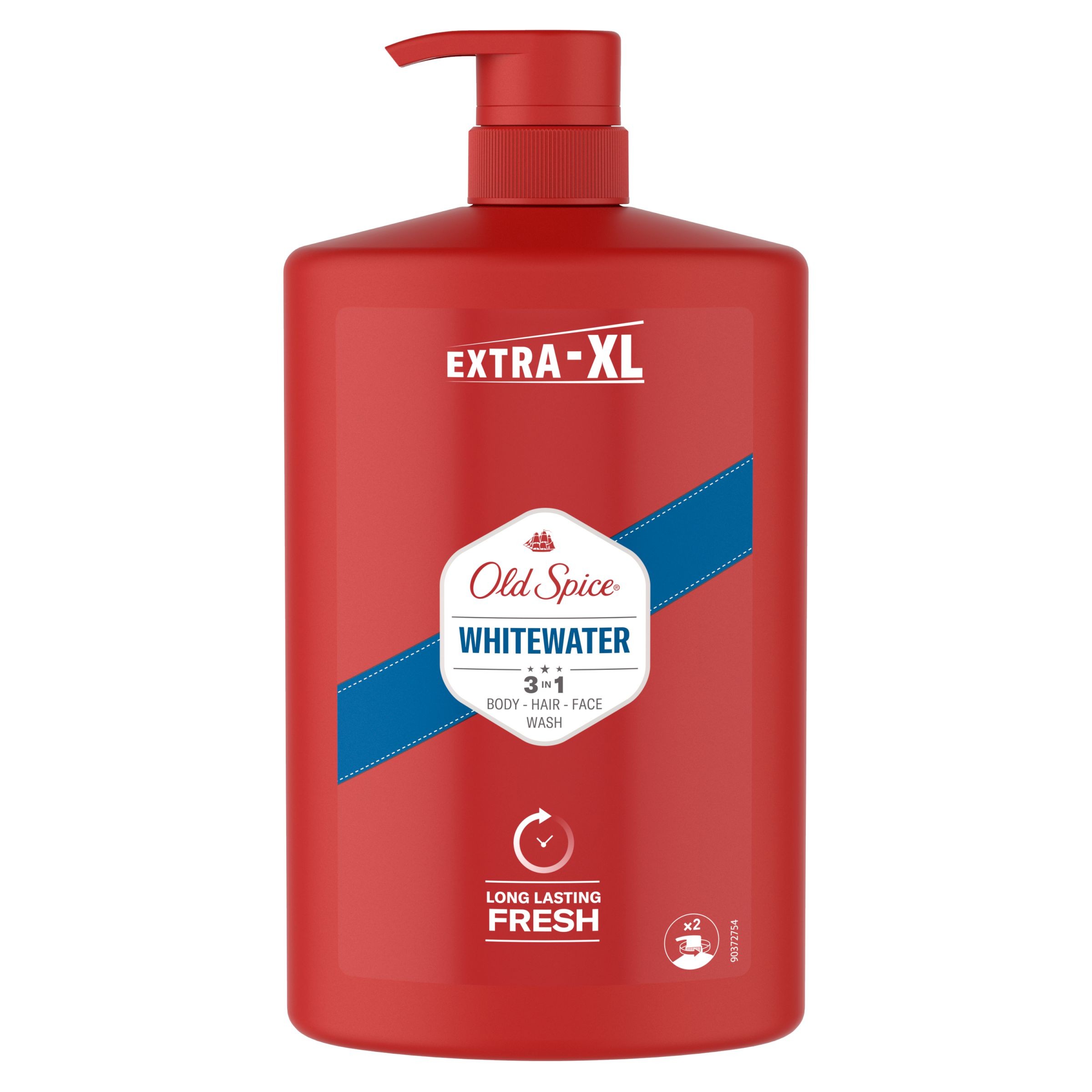 Drogerie a kosmetika - Old Spice Whitewater Sprchový gel pro muže 3v1 1 l