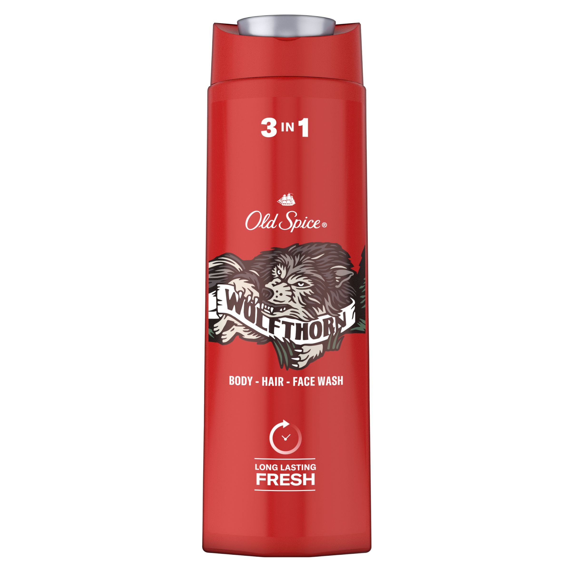 Drogerie a kosmetika - Old Spice Wolfthorn Sprchový gel pro muže 3v1 400 ml