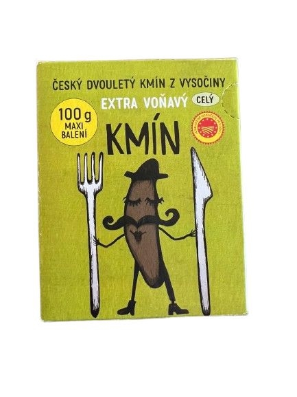 Trvanlivé potraviny - Olejový mlýn Petráveč Český kmín dvouletý 100 g