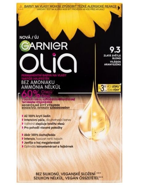 Drogerie a kosmetika - Olia FR 9.3 Gold Light Blond 232g