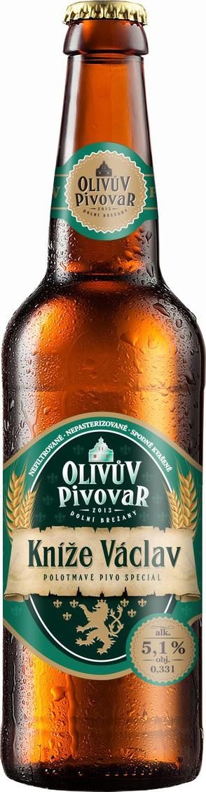 Olivův pivovar Kníže Václav pivo 1 l