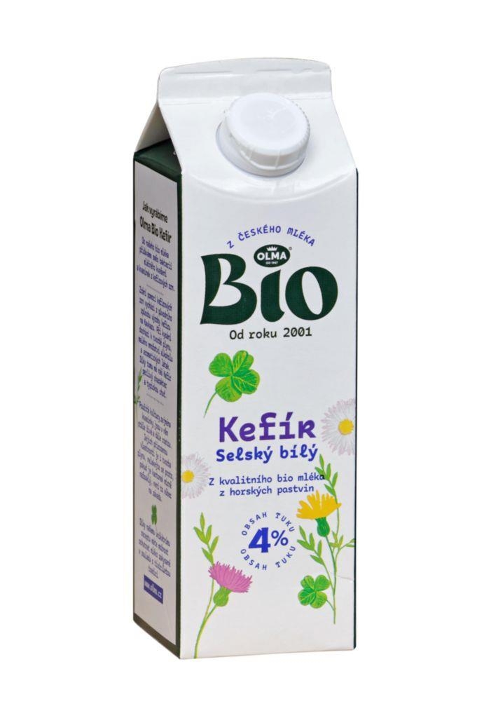 Mléčné a chlazené - Olma BIO kefír selský bílý 4% 450g