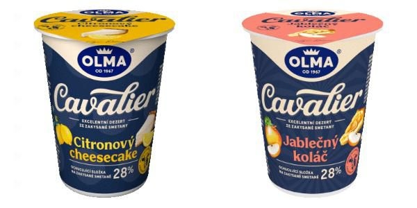Mléčné a chlazené - Olma Cavalier 12% různé příchutě 140 g