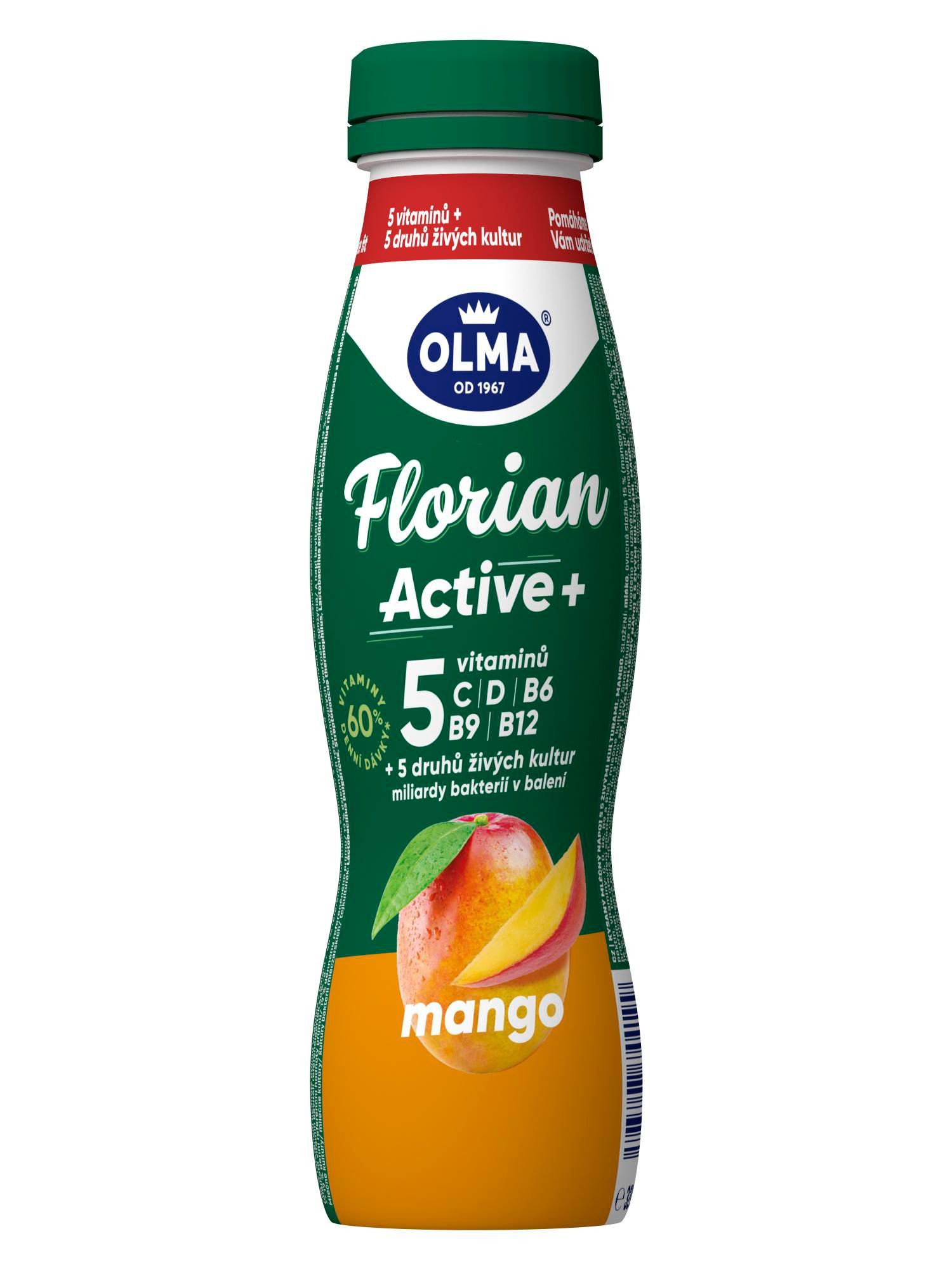Mléčné a chlazené - Olma Florian Active+ mango 320g