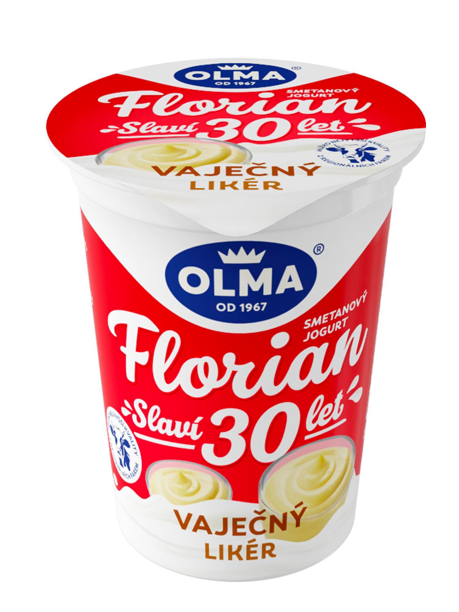 Mléčné a chlazené - Olma Florian Smetanový jogurt vaječný likér 150 g