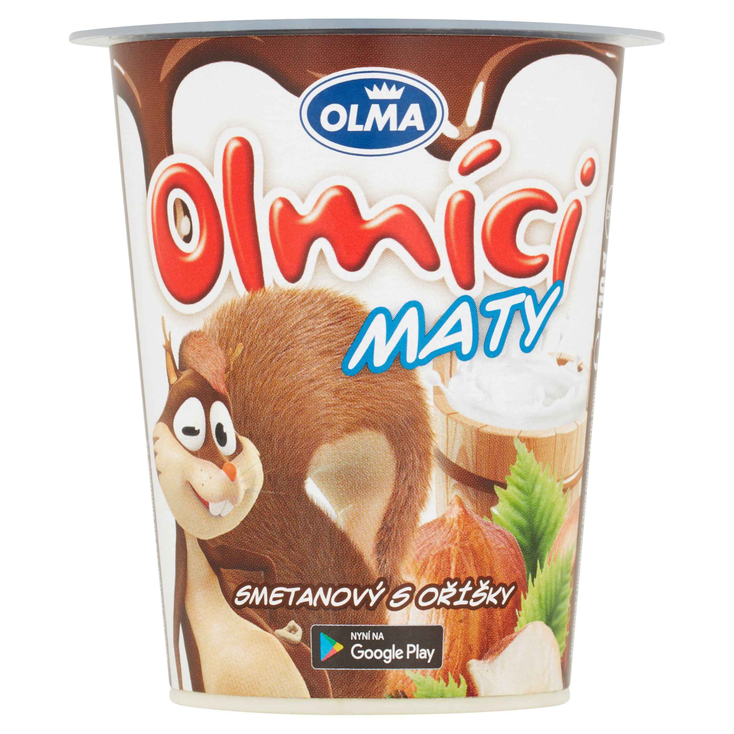Mléčné a chlazené - Olma Olmíci Maty smetanový s oříšky 110 g
