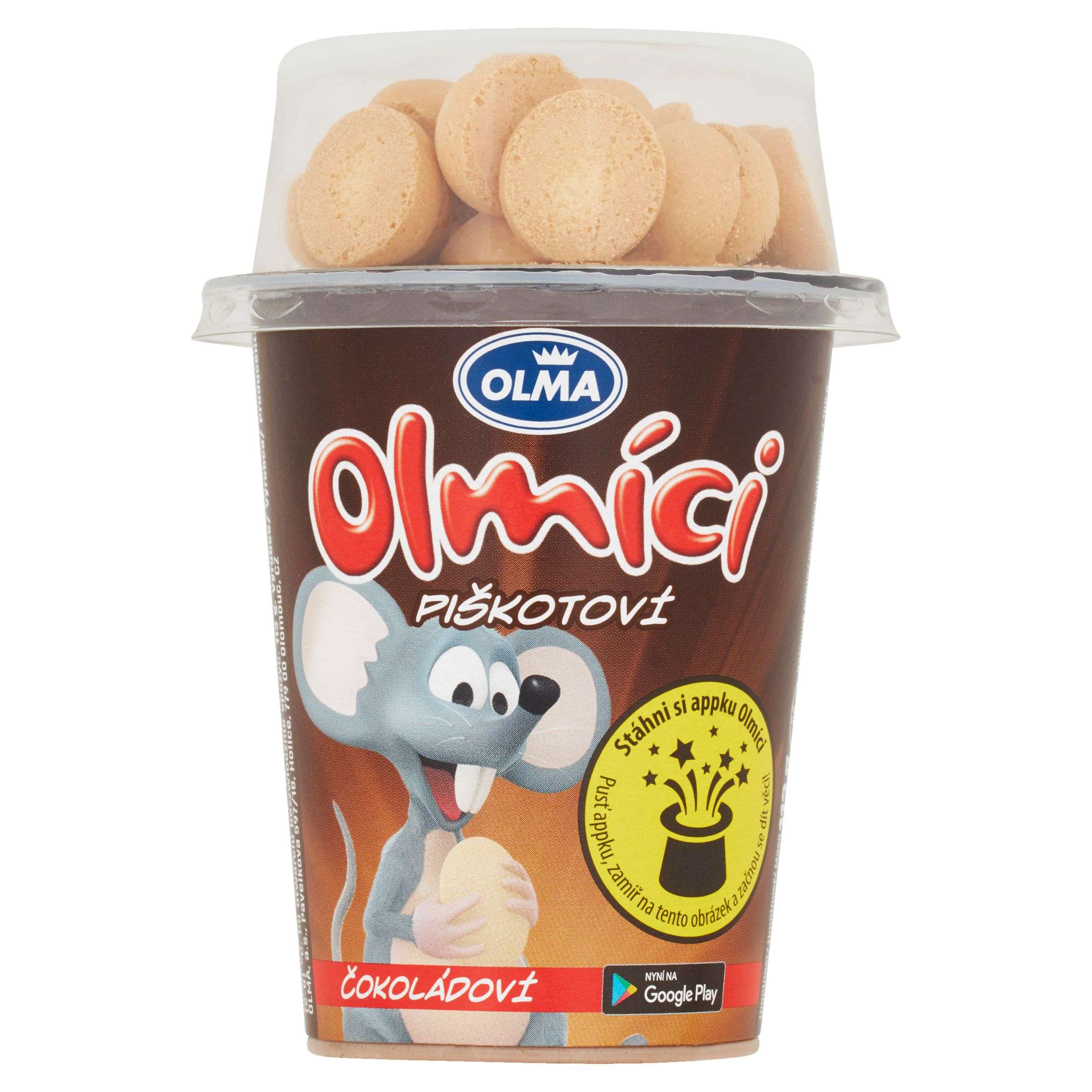 Mléčné a chlazené - Olma Olmíci Piškotoví čokoládoví 113 g