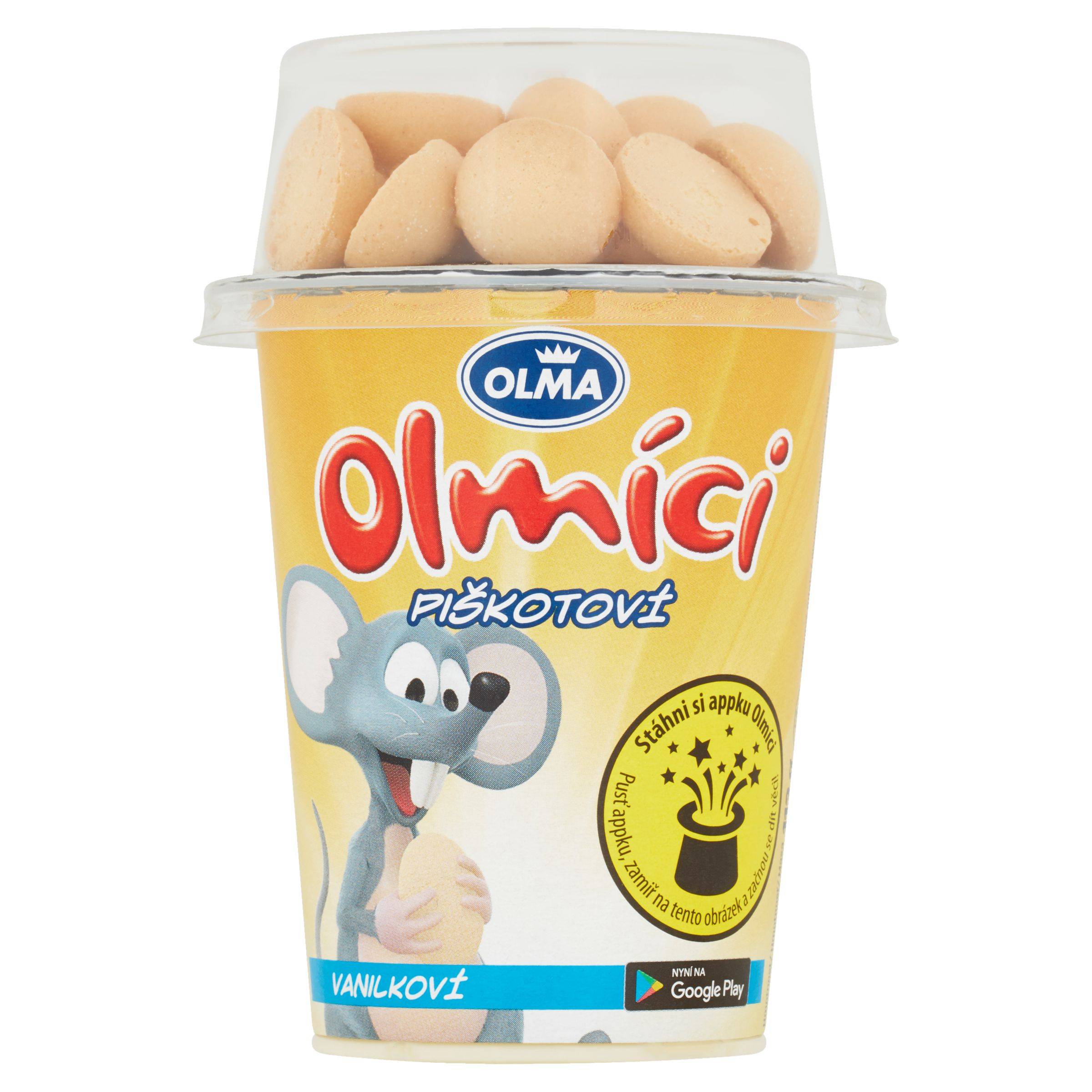 Mléčné a chlazené - Olma Olmíci Piškotoví vanilkoví 113 g