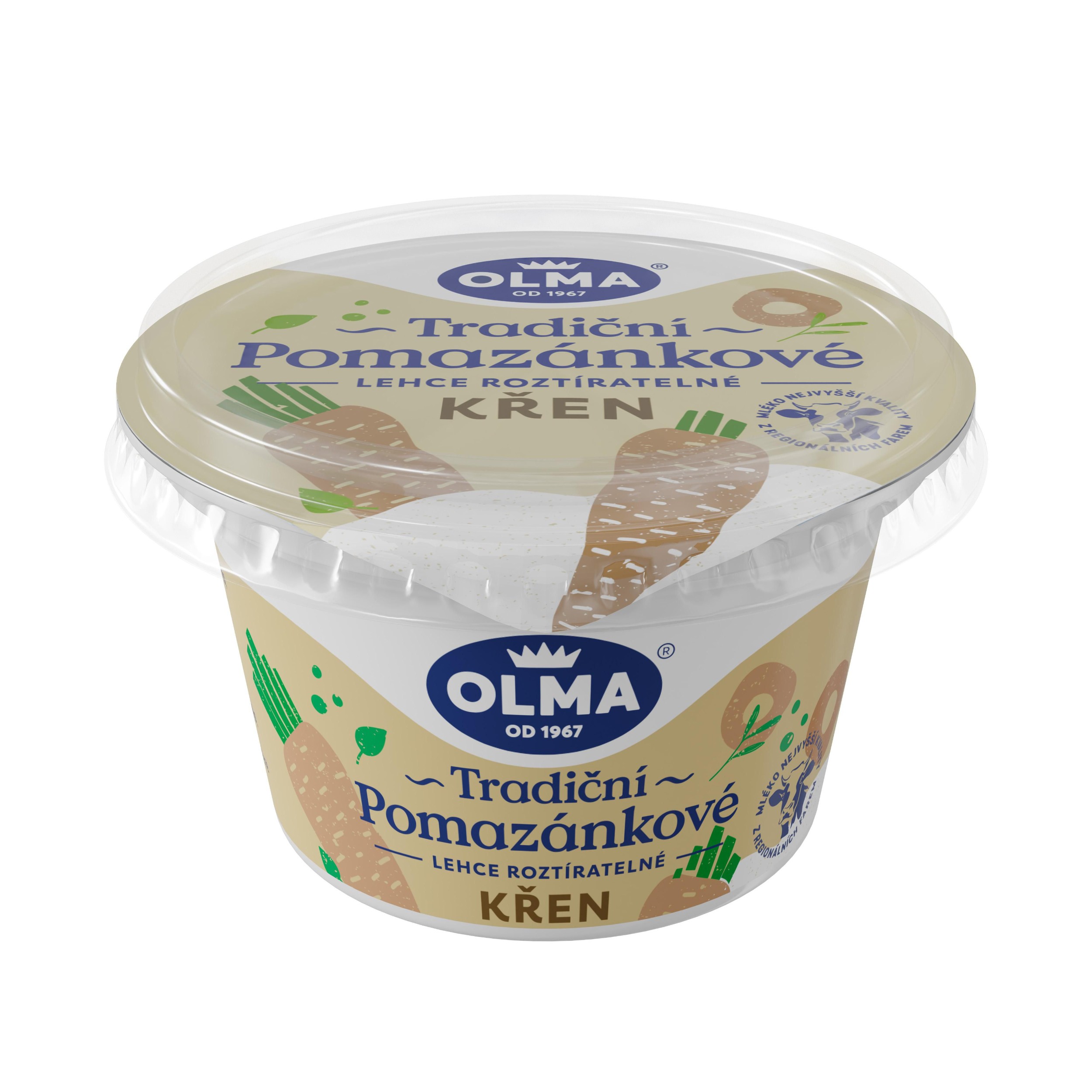 Mléčné a chlazené - Olma Tradiční pomazánkové křen 32% 150g