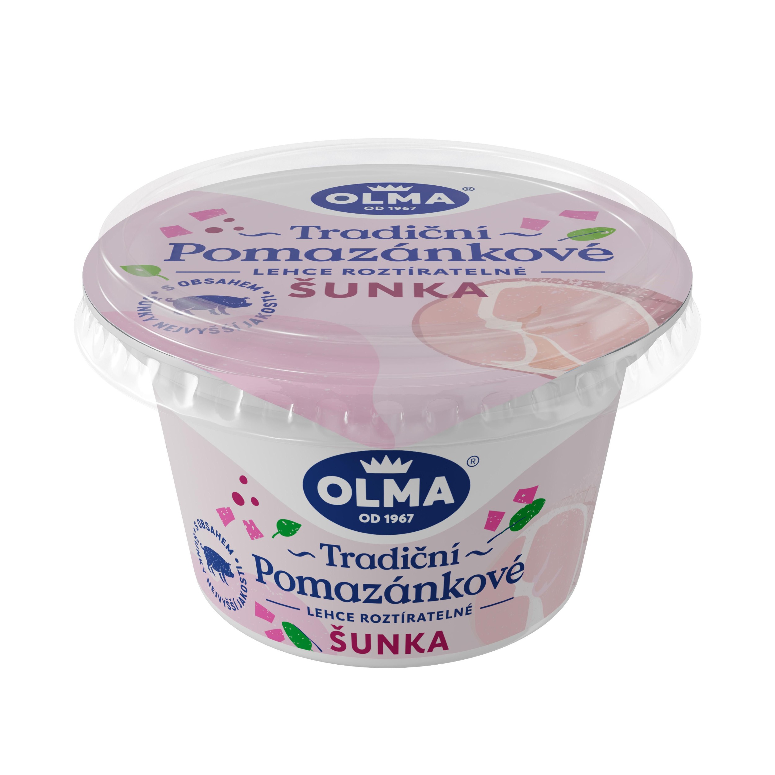 Mléčné a chlazené - Olma Tradiční pomazánkové šunka 32% 150g