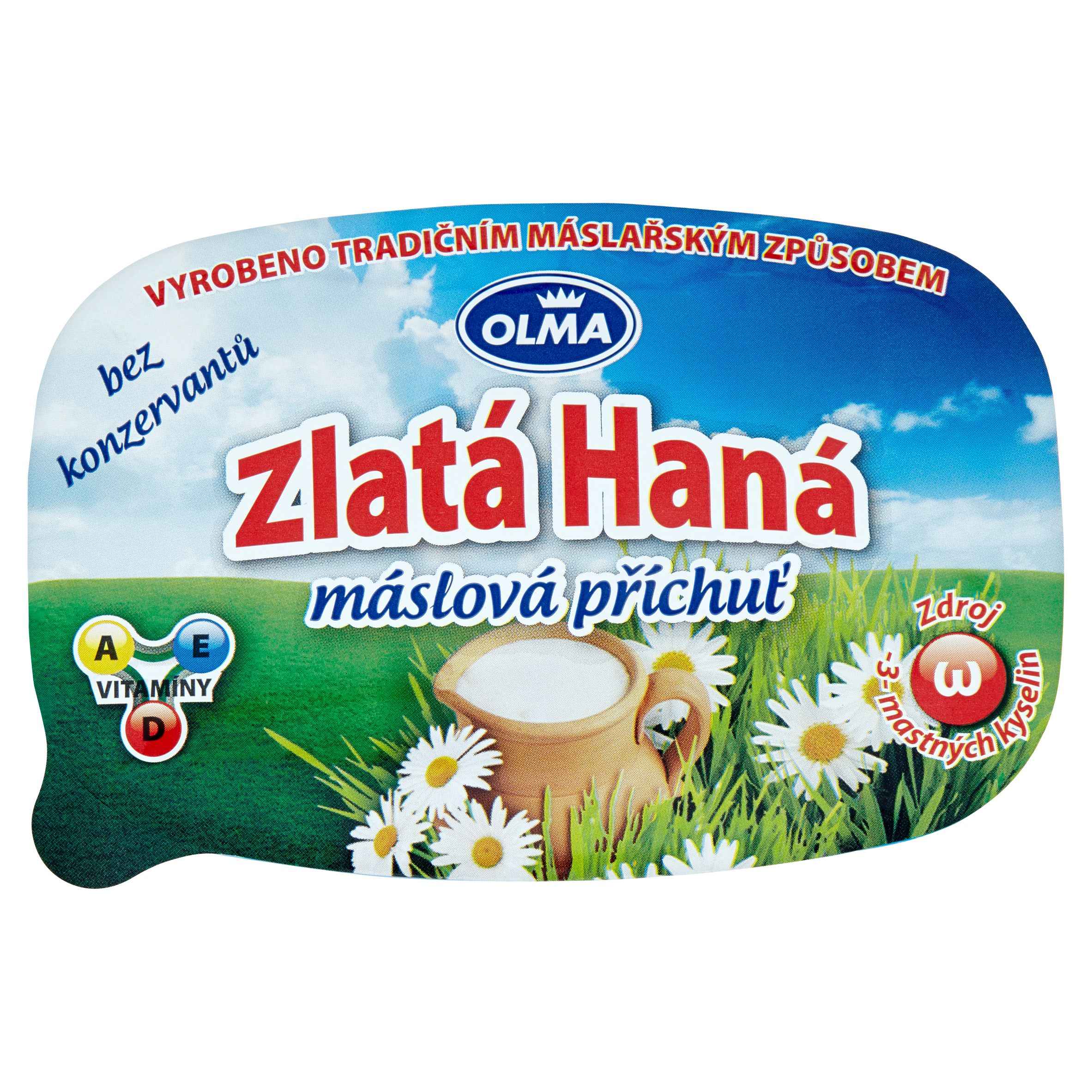 Mléčné a chlazené - Olma Zlatá Haná máslová příchuť 300 g