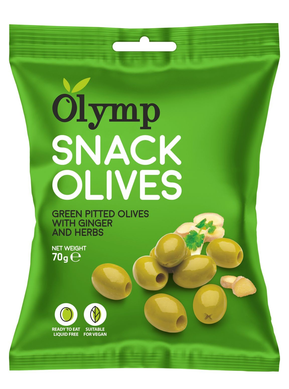 Olymp Zelené olivy zázvor-bylinky 70g-0