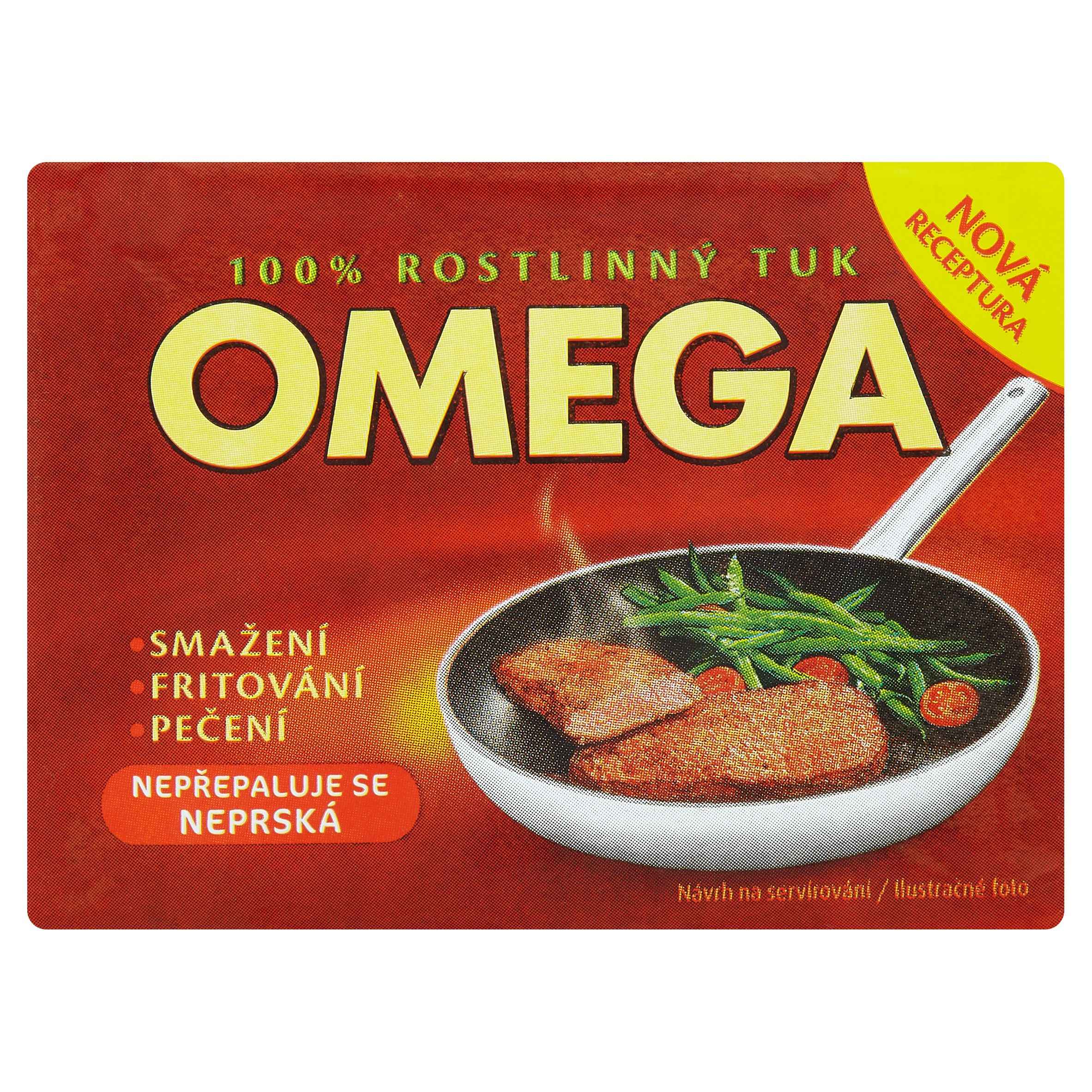 Mléčné a chlazené - Omega 100% rostlinný tuk 250 g