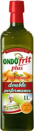 Trvanlivé potraviny - OndoFrit Plus fritovací olej směs 80% high-olej slunenčnicový olej + 20% extrapanenský olivový olej 1l
