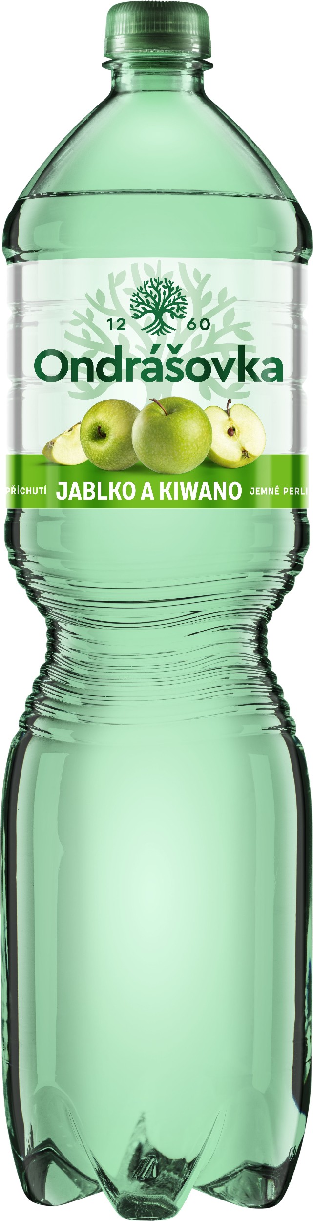 Nápoje - Ondrášovka Jemně perlivá minerální voda s příchutí kiwano & jablko 1,5 l