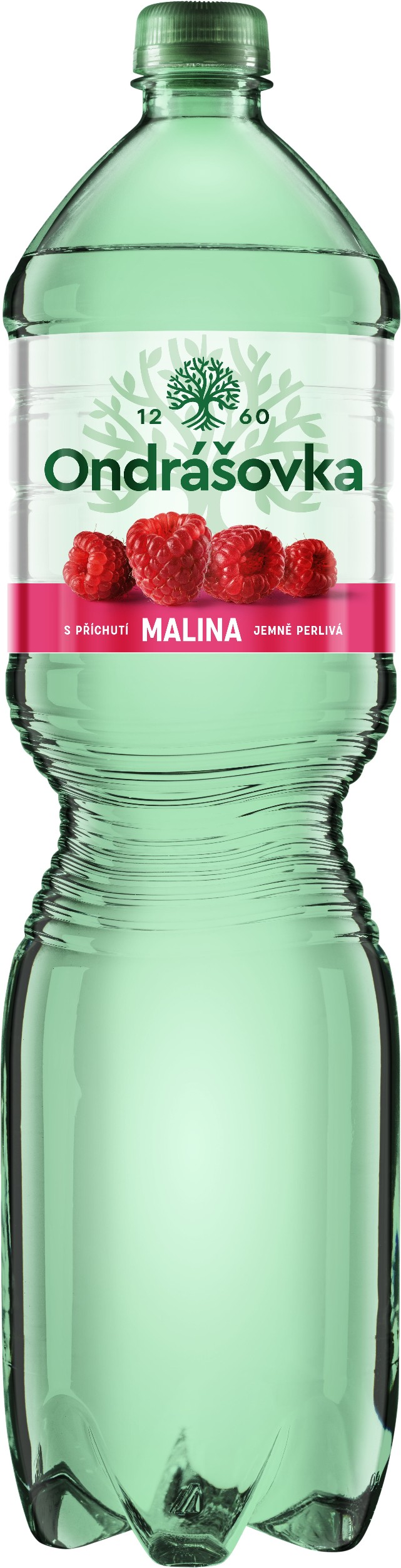 Nápoje - Ondrášovka Jemně perlivá minerální voda s příchutí maliny 1,5 l