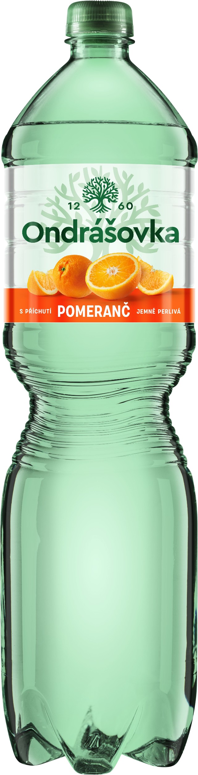 Nápoje - Ondrášovka Jemně perlivá minerální voda s příchutí pomeranč 1,5 l