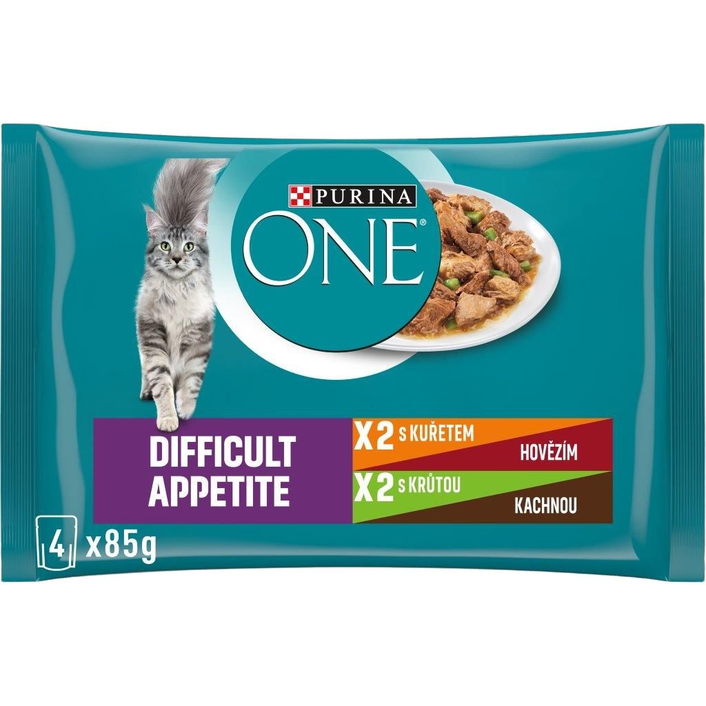 Svět zvířat - One Difficult kuřecí/hovězí, Kachní/krůtí 4 x 85 g