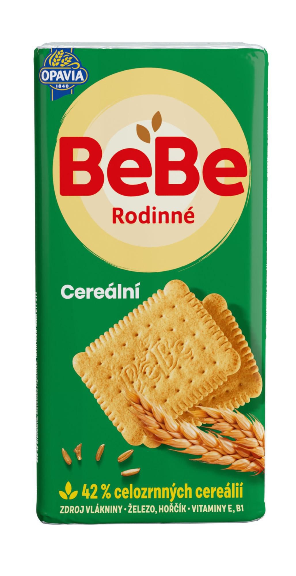 Trvanlivé potraviny - Opavia BeBe Rodinné cereální sušenky 130g