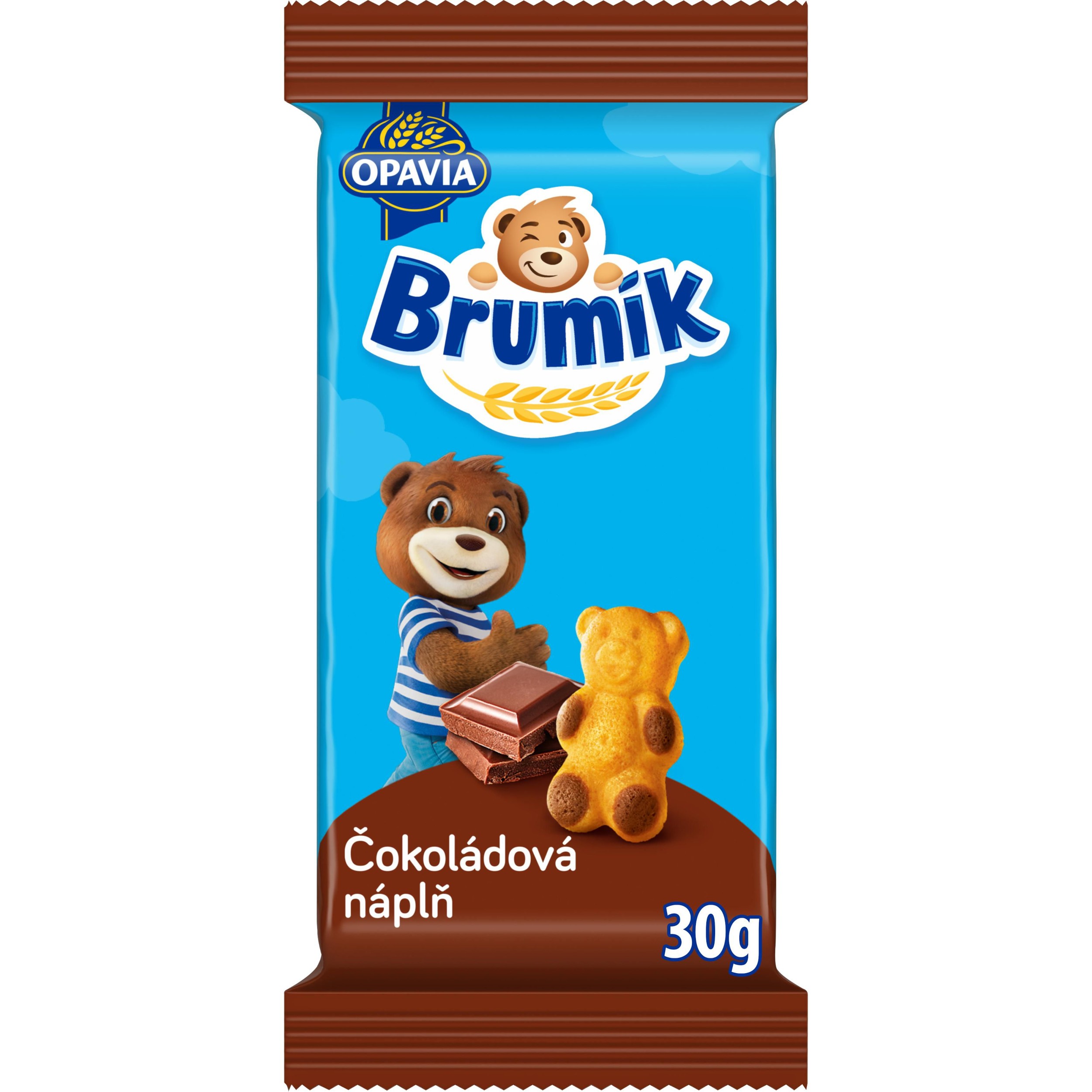 TOP produkty - Opavia Brumík Čokoládová náplň jemné pečivo 30g