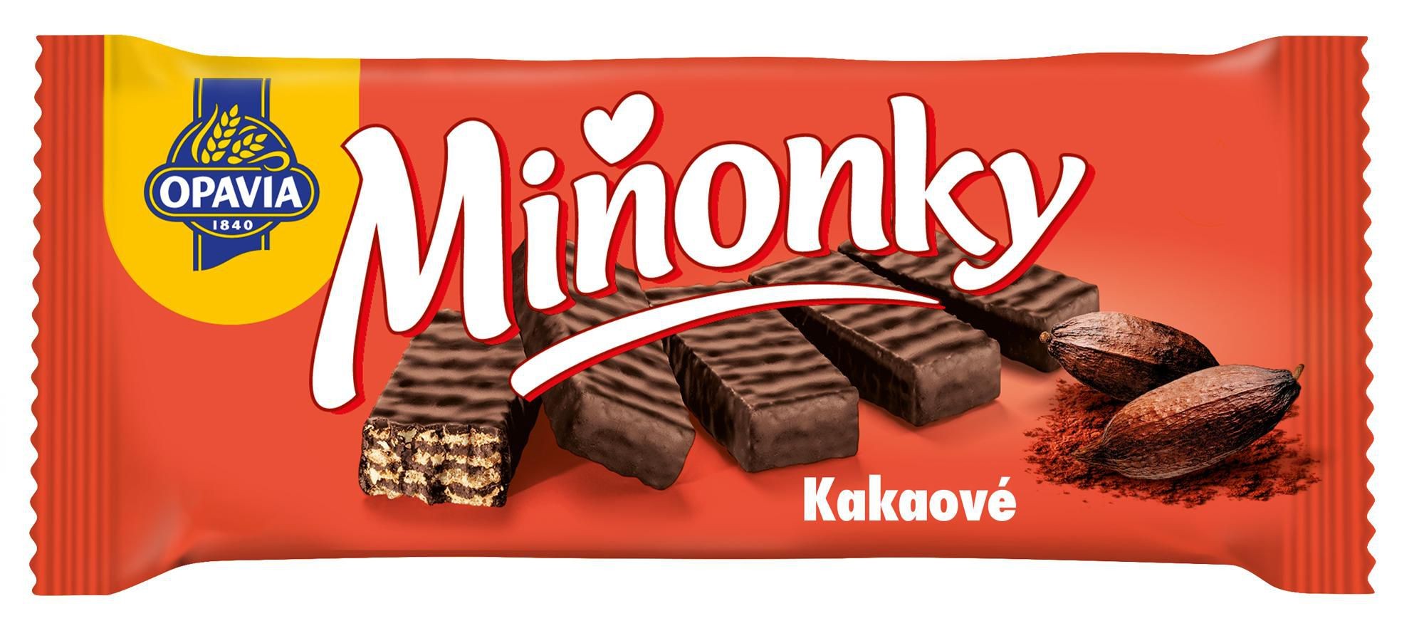 Trvanlivé potraviny - Opavia Miňonky Kakaové oplatky 50g