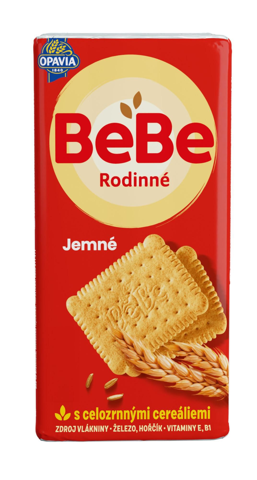 Trvanlivé potraviny - Opavia sušenky BeBe Rodinné jemné cereální 130g