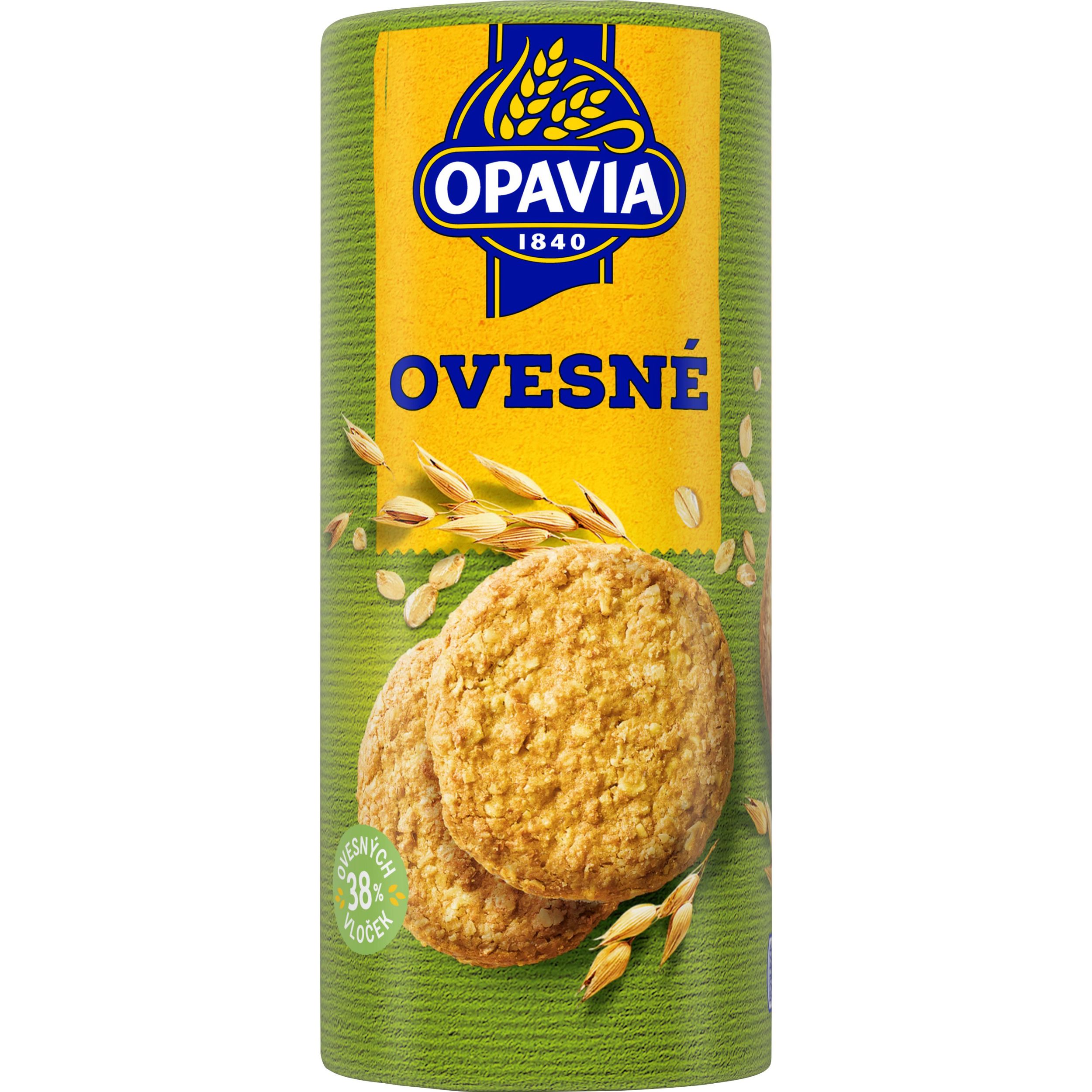 Trvanlivé potraviny - Opavia sušenky Zlaté Ovesné s cereáliemi 188g