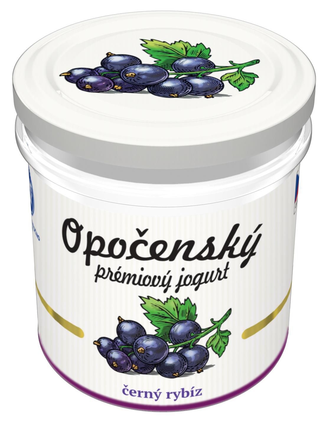 Opočenský Prémiový jogurt černý rybíz 150g-0