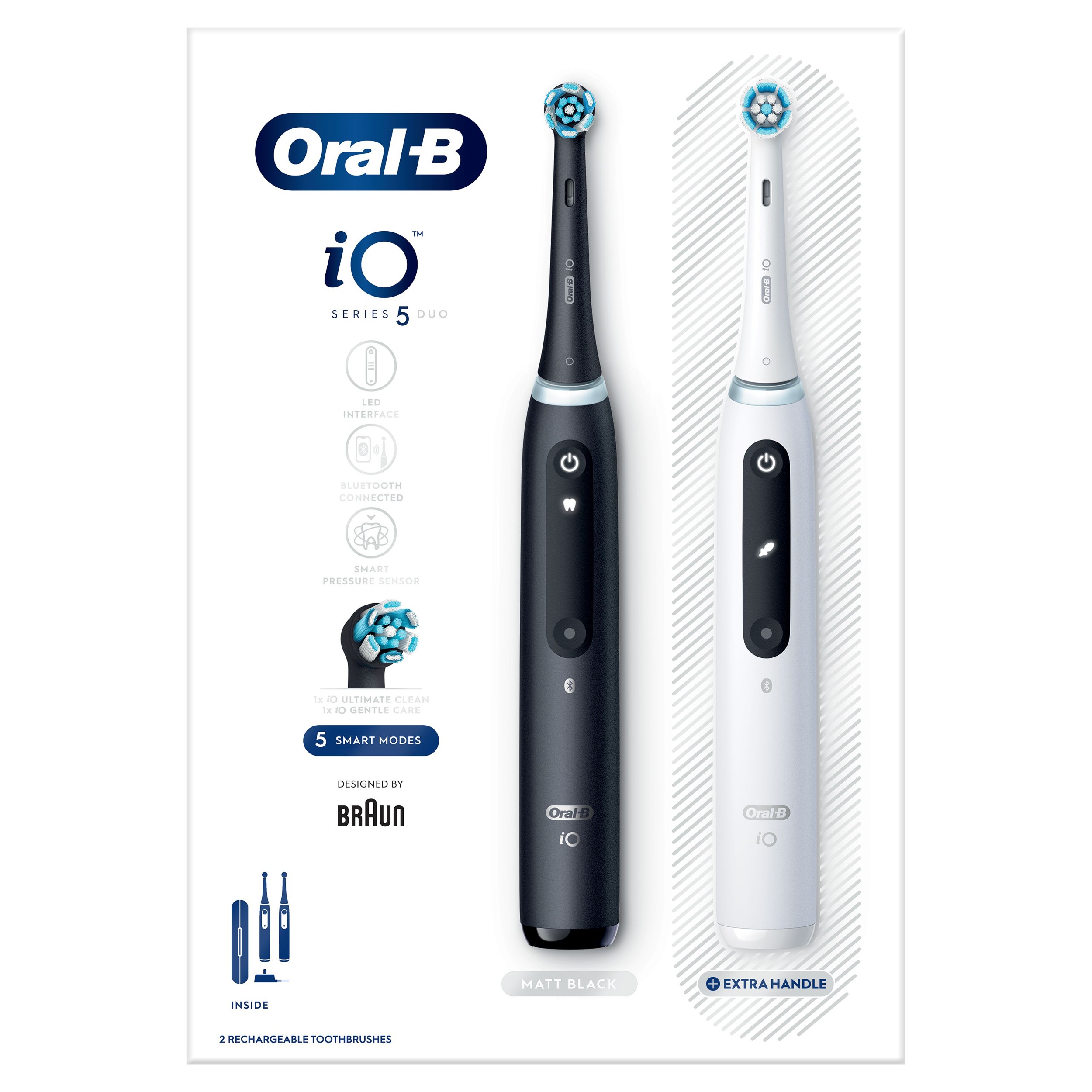 Drogerie a kosmetika - Oral-B Elektrický kartáček IO Series 5 DUO 2ks