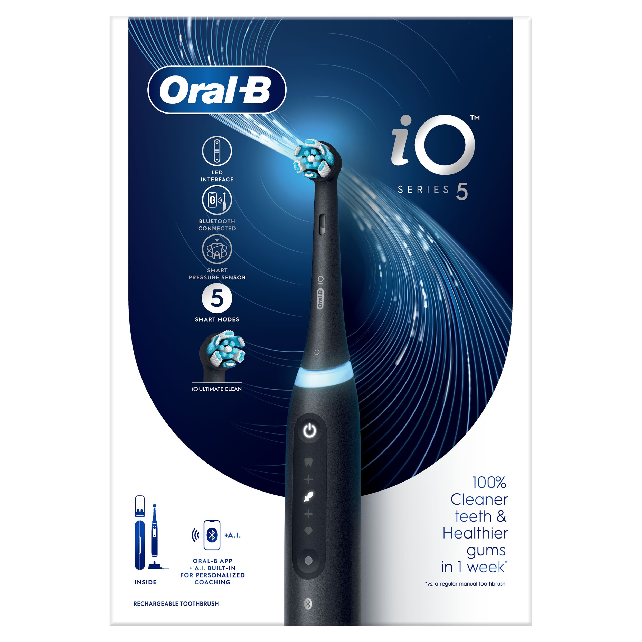 Elektro - Oral-B Elektrický kartáček iO5 Matt Black