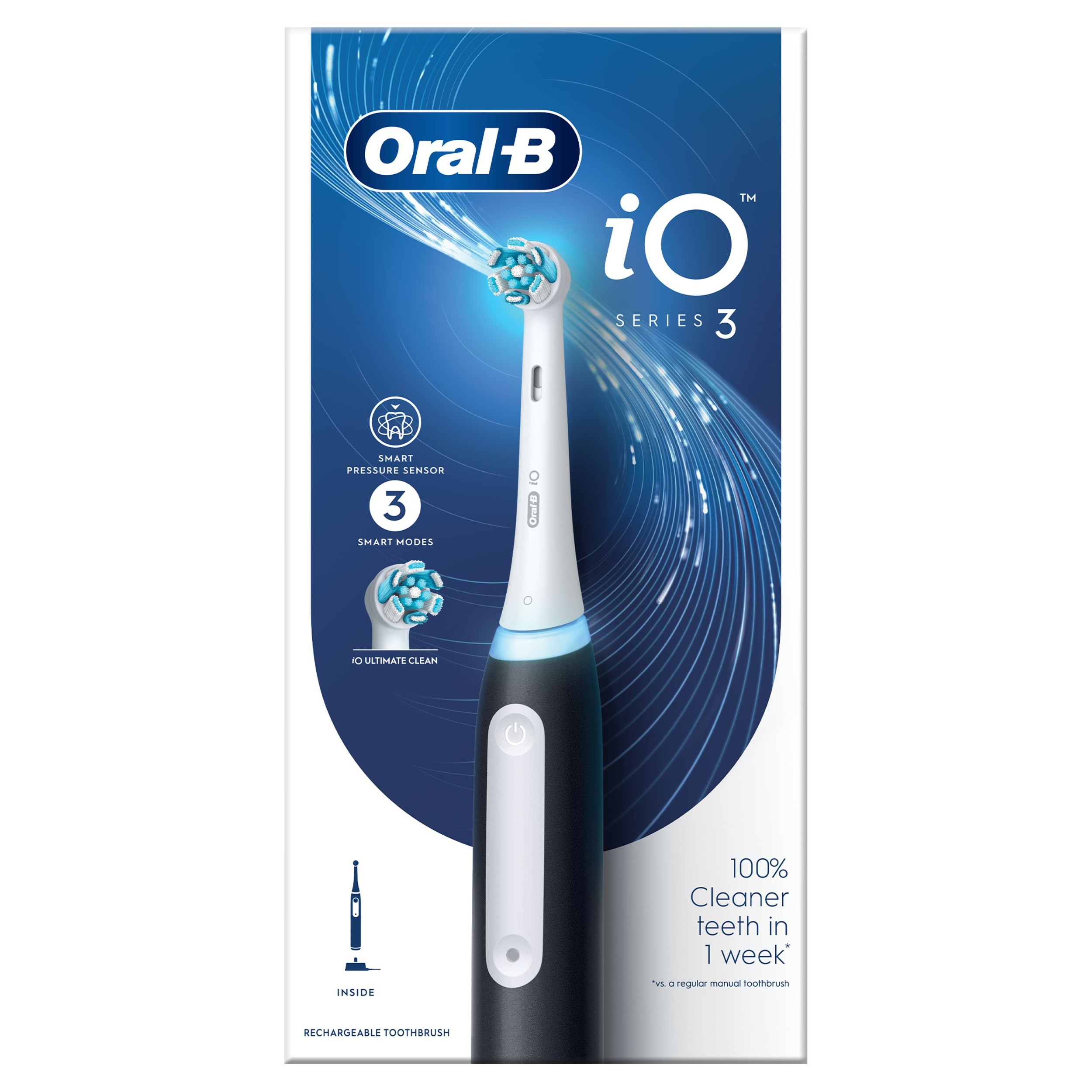 Elektro - Oral-B Elektrický zubní kartáček iO3 Black