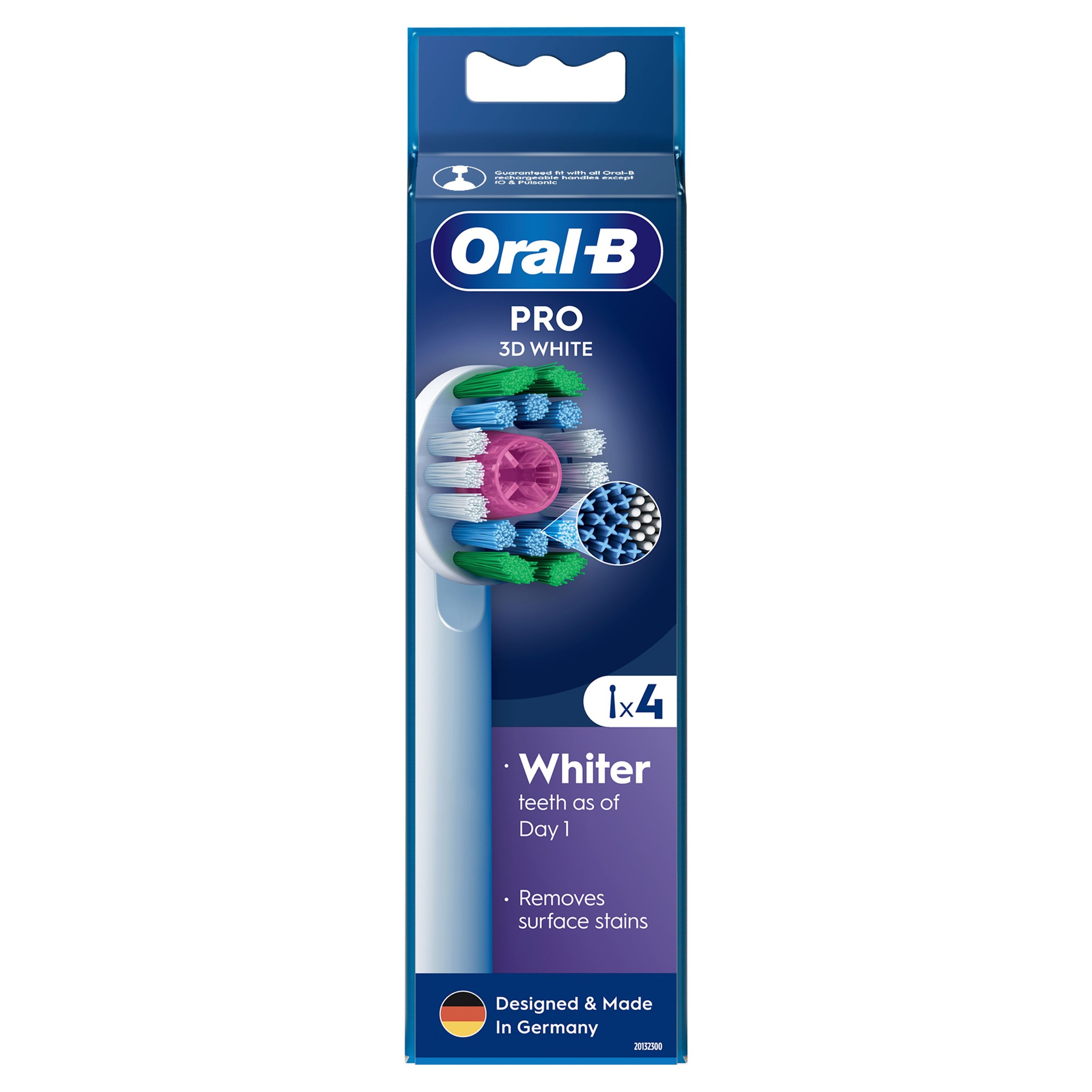 Drogerie a kosmetika - Oral-B Náhradní hlavice 3D White 4 ks