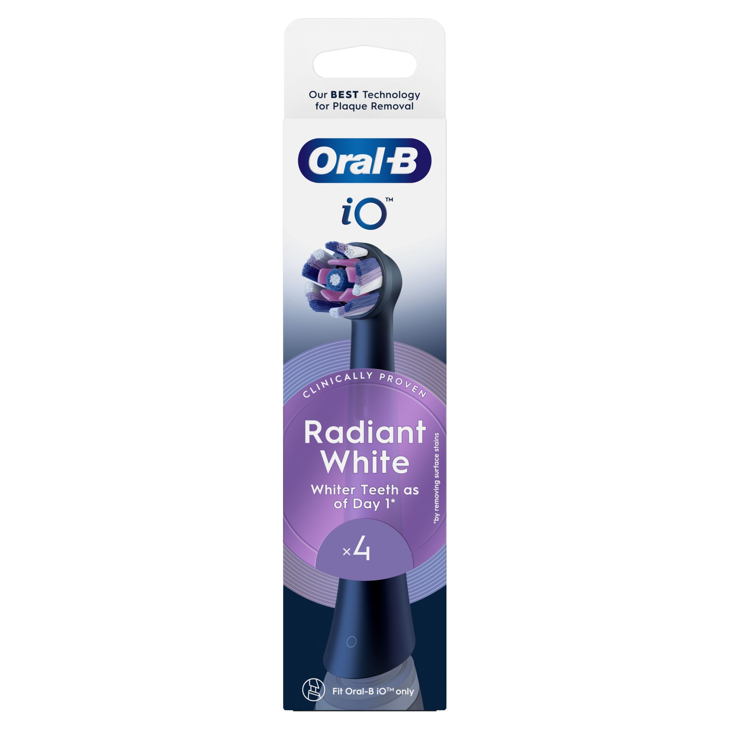 Elektro - Oral-B Náhradní hlavice iO Radiant White 4ks