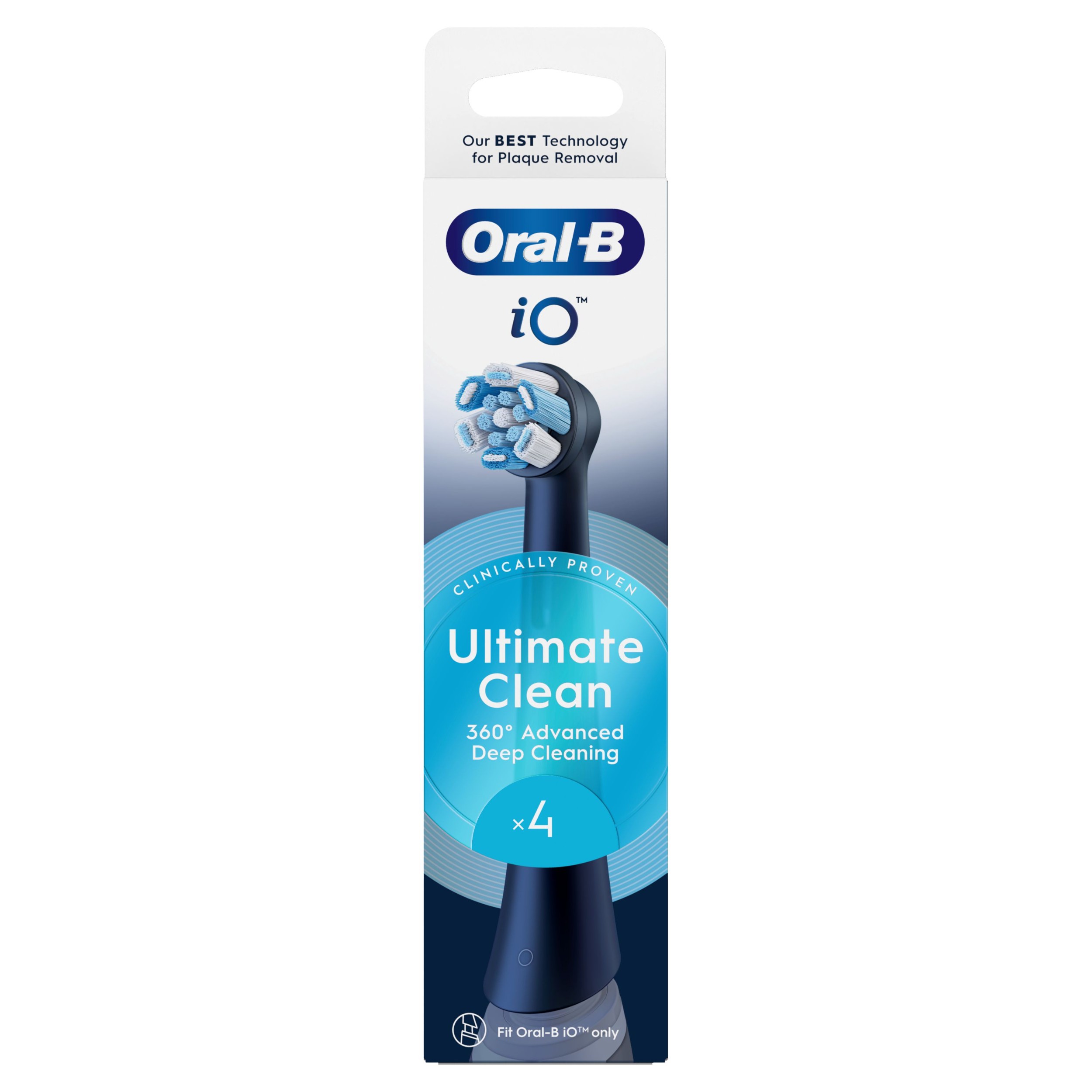 Elektro - Oral-B Náhradní hlavice iO Ultimate Clean Black 4ks
