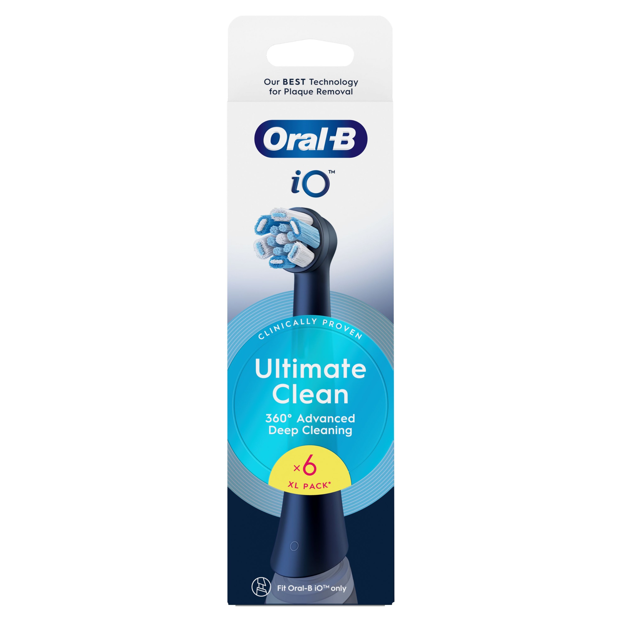 Elektro - Oral-B Náhradní hlavice iO  Ultimate Clean Black 6ks