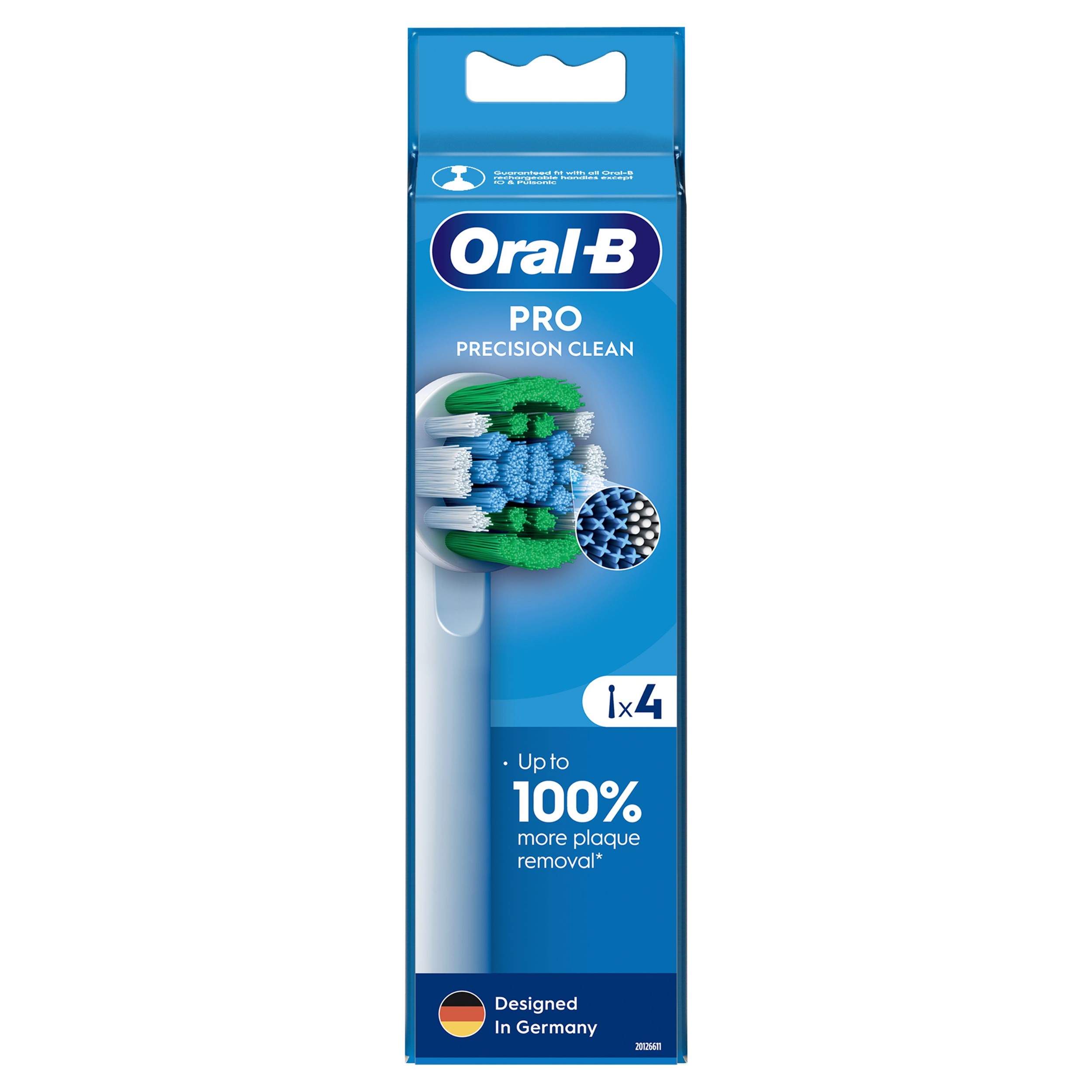 Drogerie a kosmetika - Oral-B Náhradní hlavice Precision Clean 4 ks