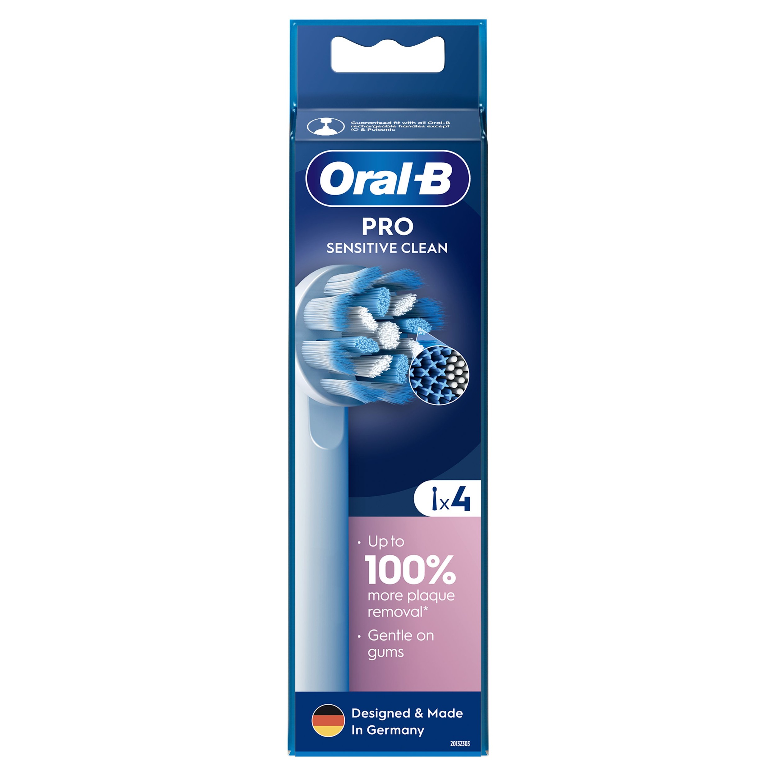 Drogerie a kosmetika - Oral-B Náhradní hlavice Sensivite Ultrathin 4 ks