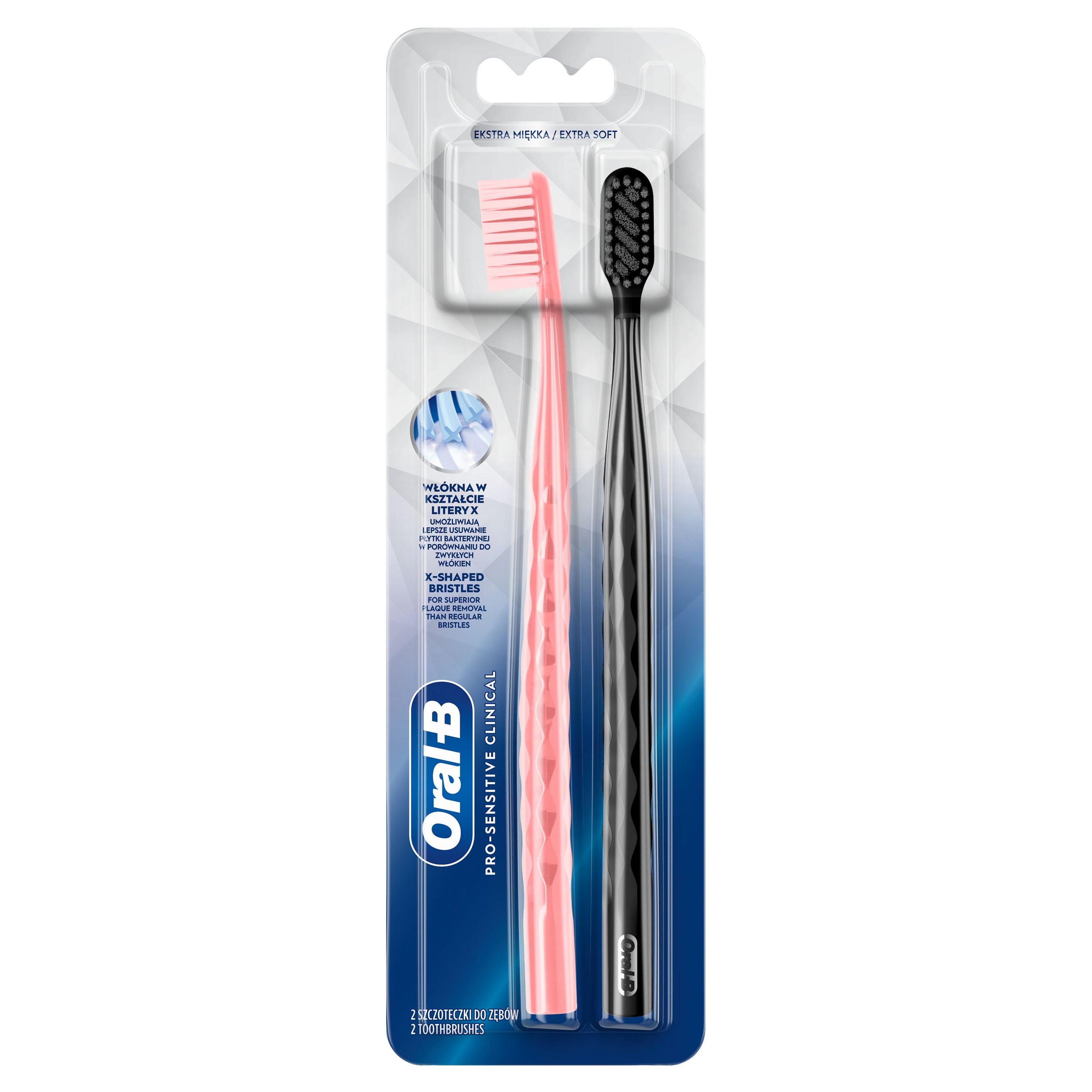 Drogerie a kosmetika - Oral-B Pro zubní kartáček 30 XSoft 2 ks