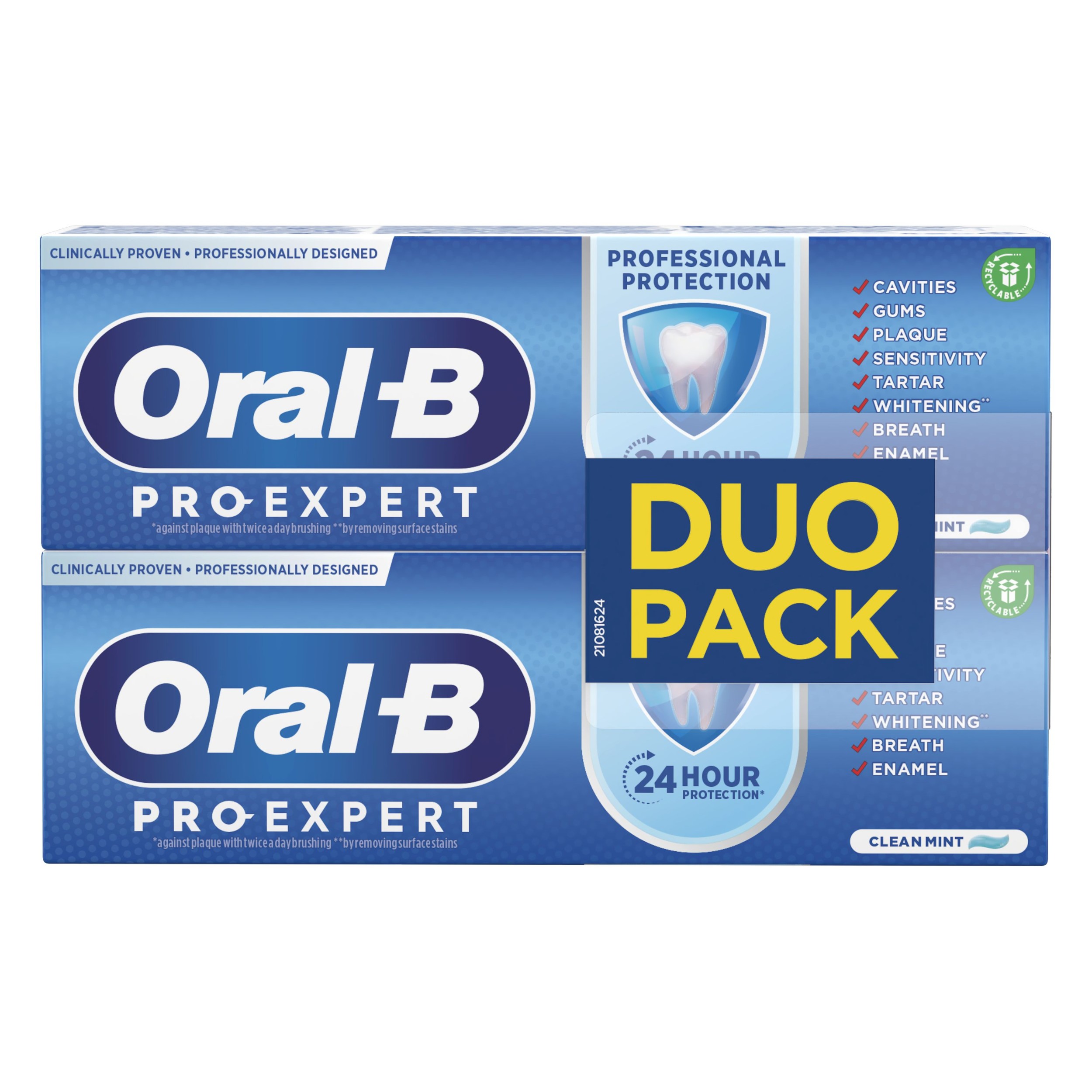 Drogerie a kosmetika - Oral-B Zubní Pasta Pro Exp Adv 2x75ml