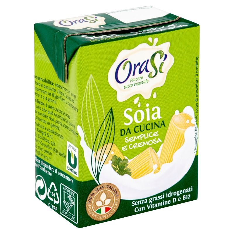 Zdravý svět - OraSì Sójový rostlinný krém na vaření 200 ml