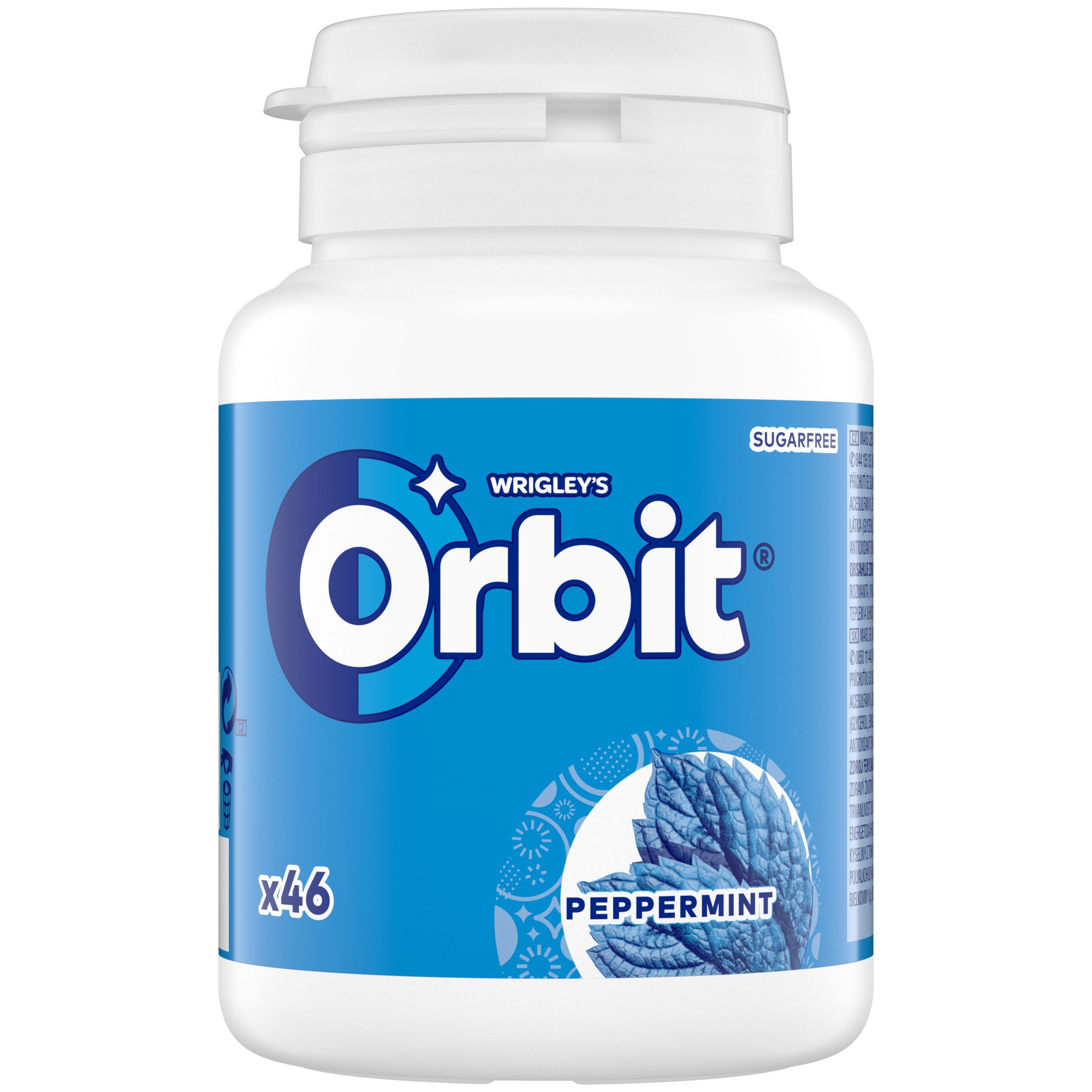 Trvanlivé potraviny - Orbit Peppermint dóza 64 g