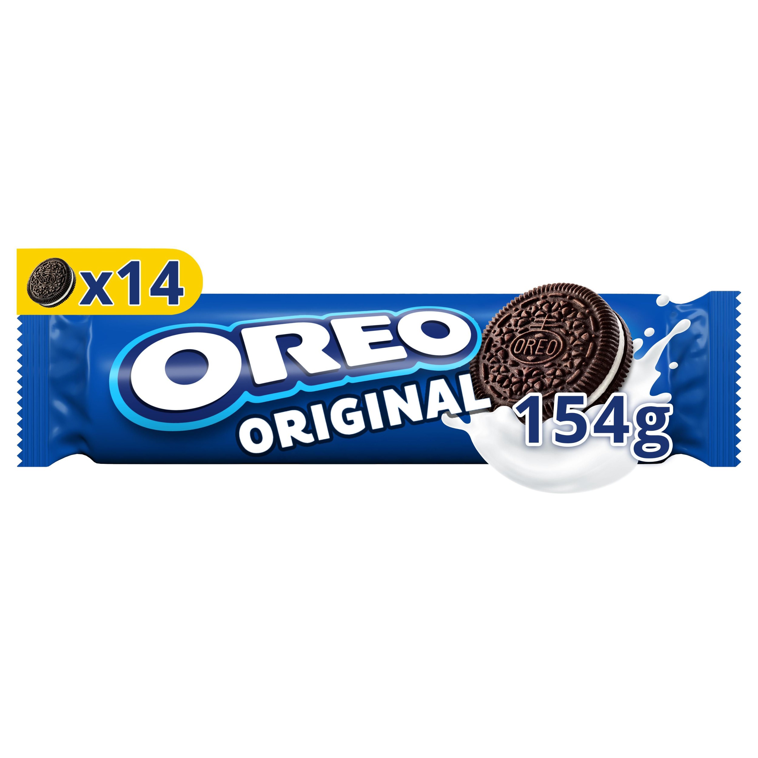 Trvanlivé potraviny - Oreo sušenky s vanilkovou náplní 154g