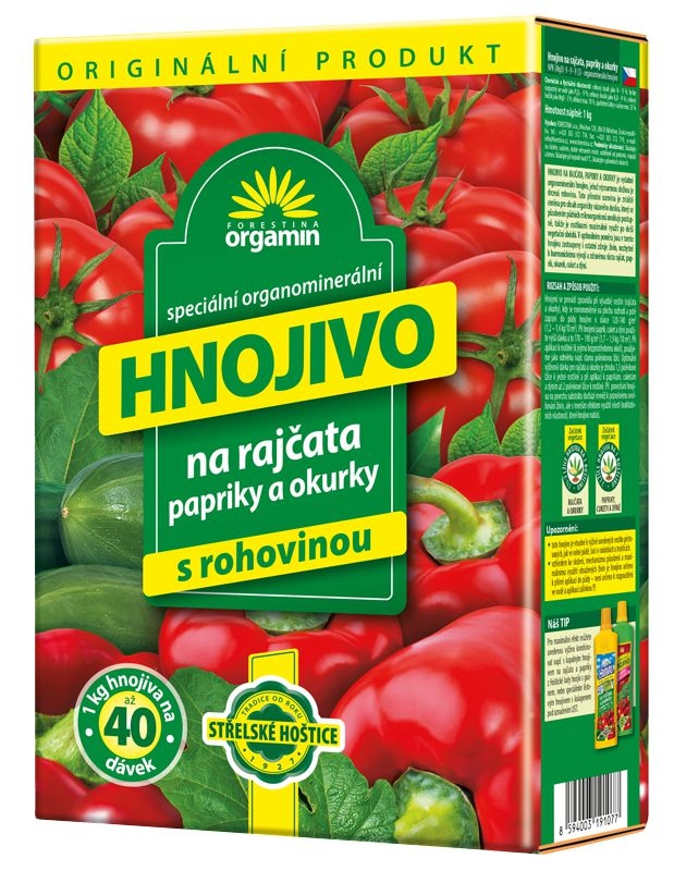 Domácnost a Zahrada - Orgamin Hnojivo na rajčata 1 kg