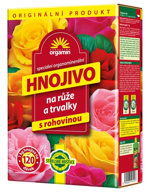 Domácnost a Zahrada - Orgamin Hnojivo na růže 1 kg