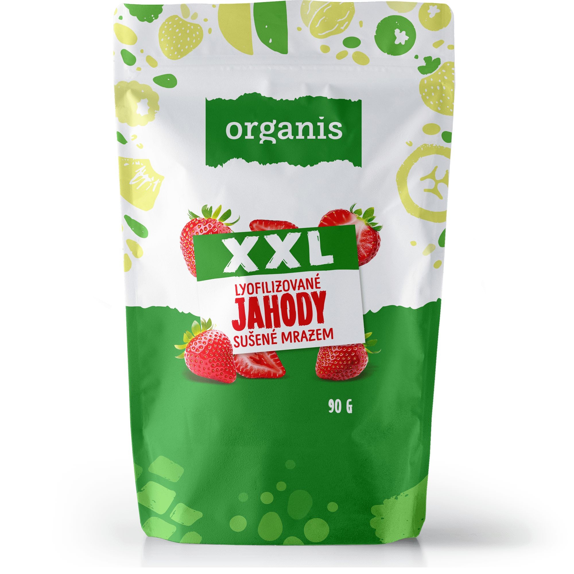 Zdravý svět - Organis Jahody sušené mrazem XXL 90 g