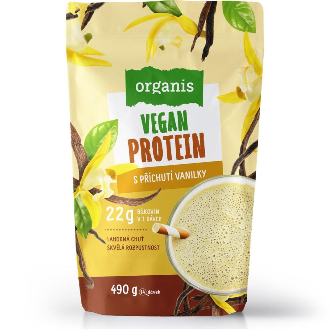 Domácnost a Zahrada - Organis VEGAN protein vanilka 490 g
