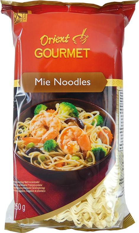 Trvanlivé potraviny - Orient Gourmet MIE Noodles bezvaječné nudle 250g