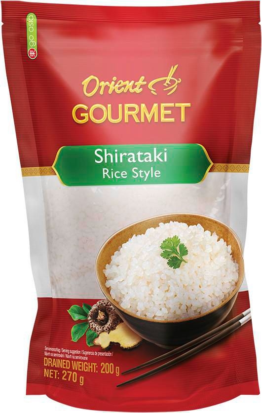 Trvanlivé potraviny - Orient Gourmet Shirataki rýže 270 g